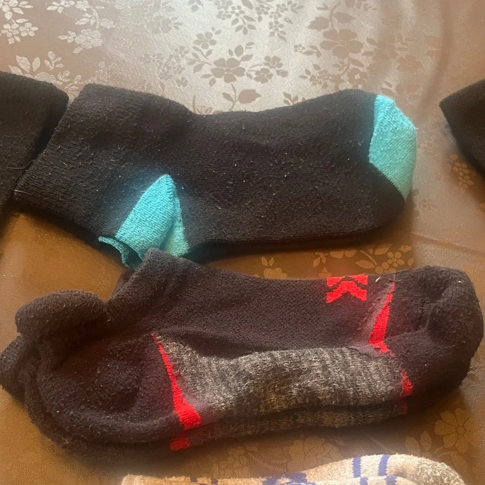 Hanes Kids' Socks in Black, Gray, ankle/crew size Medium bundle! - Picture 6 of 7
